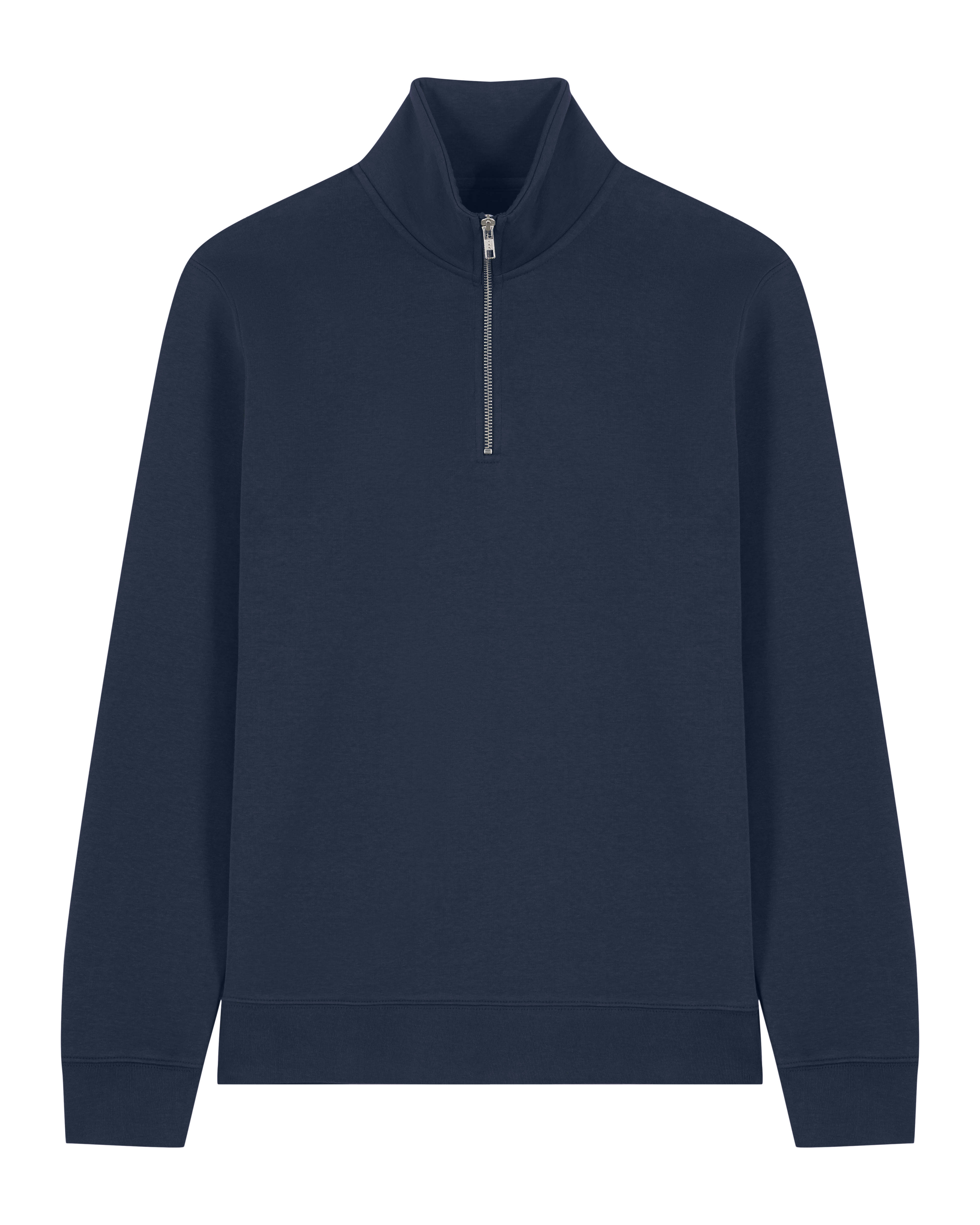ZIP SWEATER - NAVY