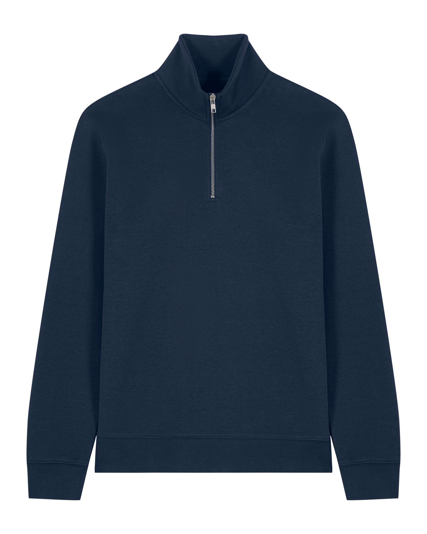 ZIP SWEATER - NAVY