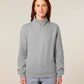 ZIP SWEATER - HEATHER GRIJS
