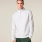ZIP SWEATER - WIT